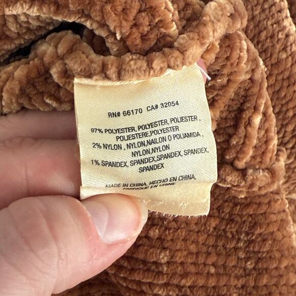 Anthropologie Moth Belinda Chenille Cowl Turtleneck Brown Sweater Tunic Size Sm - Picture 9 of 10